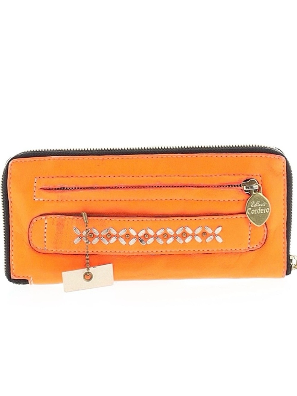 Calleen Cordero Studded Leather Wallet/Clutch